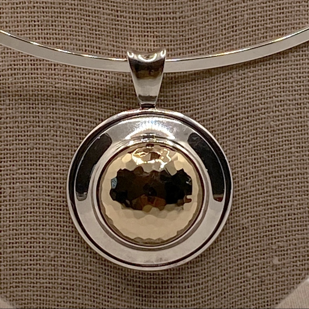 James Avery 14k & S.S. Pendant w/ JA Neckwire
